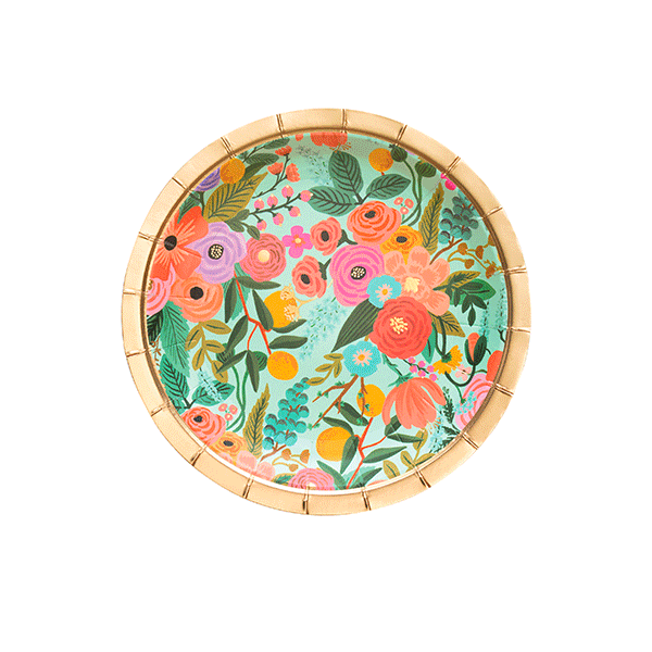 Plato postre Garden R. Paper & Co.  / 10 uds.