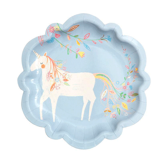 Platos Princesas Mágicas postre / 8 uds.