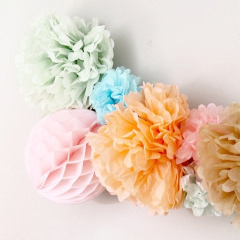 Pom Pom celeste / 1 ud. - La Fiesta de Olivia - 2