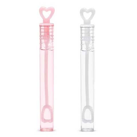 Tubo burbujas de jabón corazón