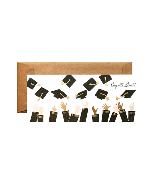 Tarjeta felicitación graduación R. Paper & Co