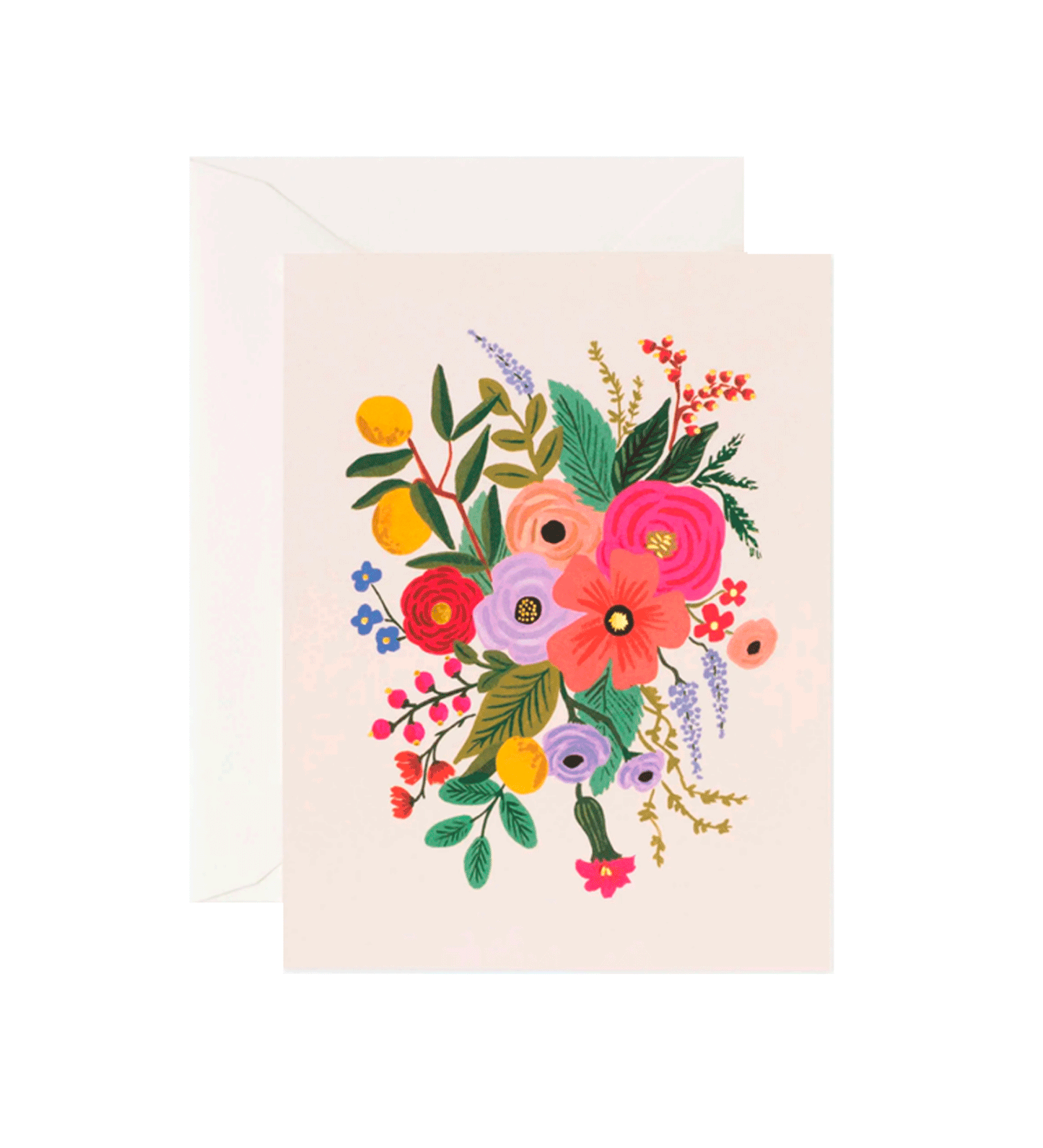 Tarjeta flores garden R. Paper & Co