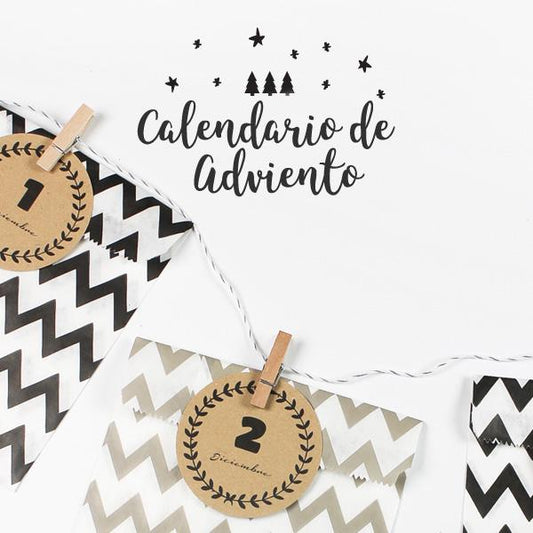 Etiquetas Calendario de Adviento