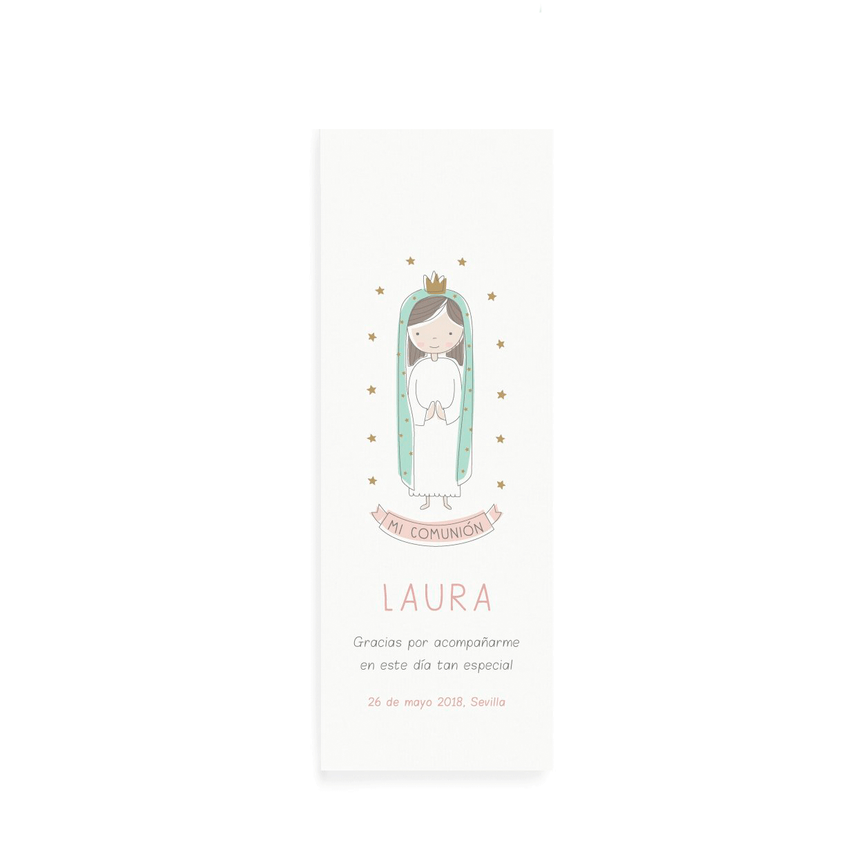 Punto de libro Virgen María