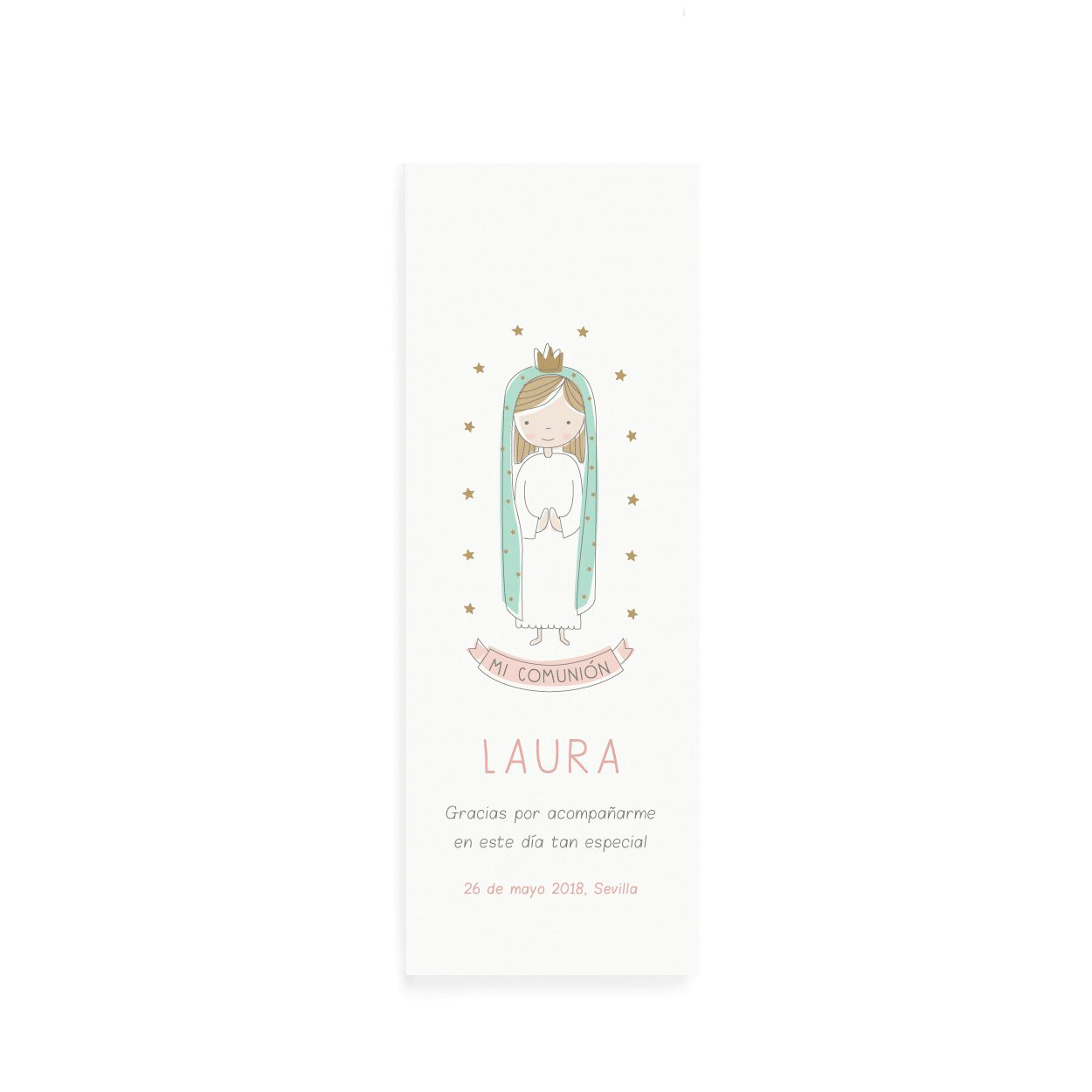 Punto de libro Virgen María