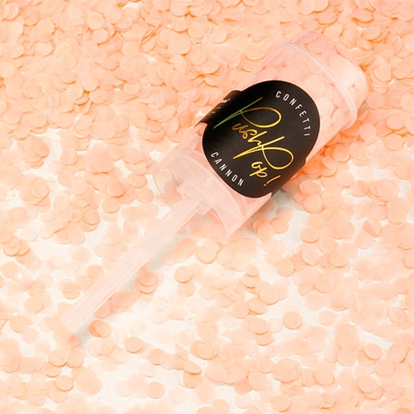 Push pop confeti melocotón