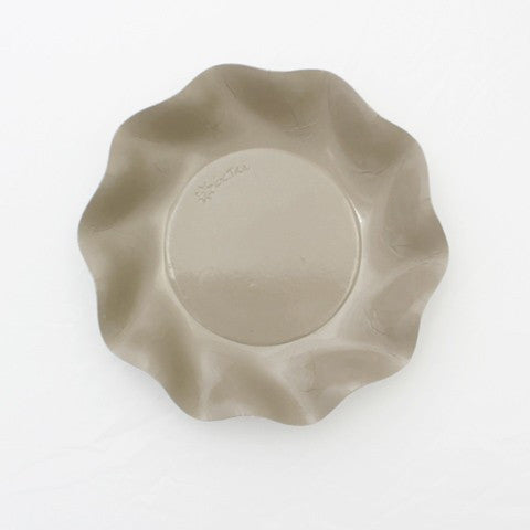 Plato bol gris piedra ondas / 10 uds. - La Fiesta de Olivia