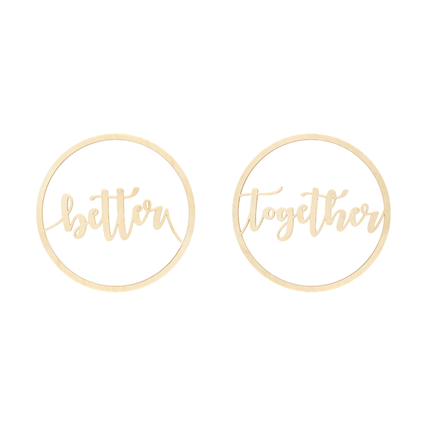 Decoración colgante Better together /2 uds.