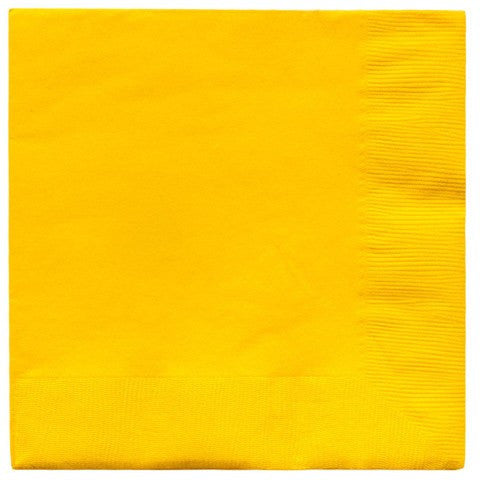 Servilletas amarillo / 20 uds. - La Fiesta de Olivia