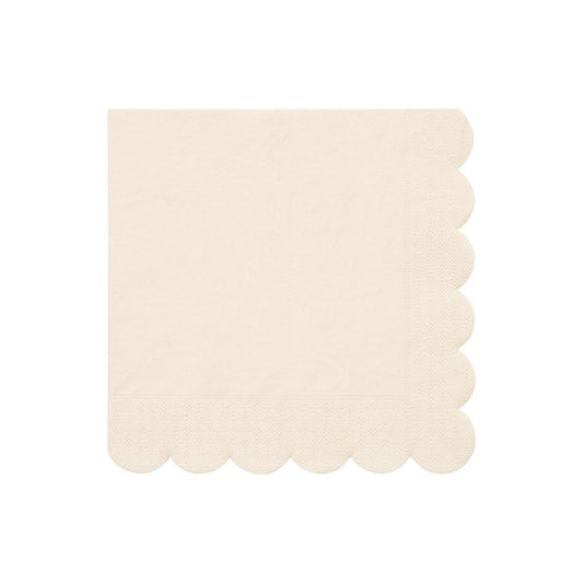 Servilletas marfil Eco / 20 uds.