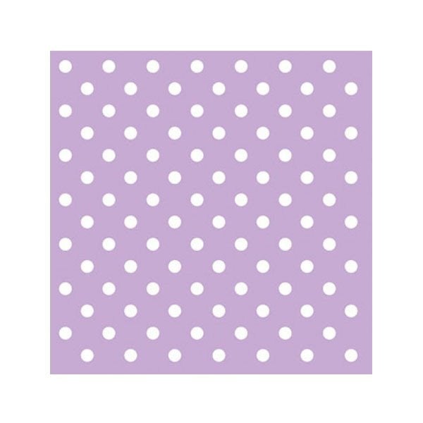 Servilletas lila con topos  pequeños/ 20 uds. - La Fiesta de Olivia