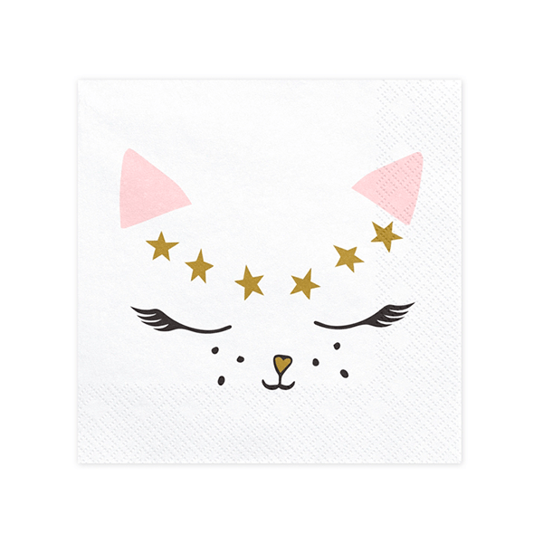 Servilletas gatita lunch / 20 uds.