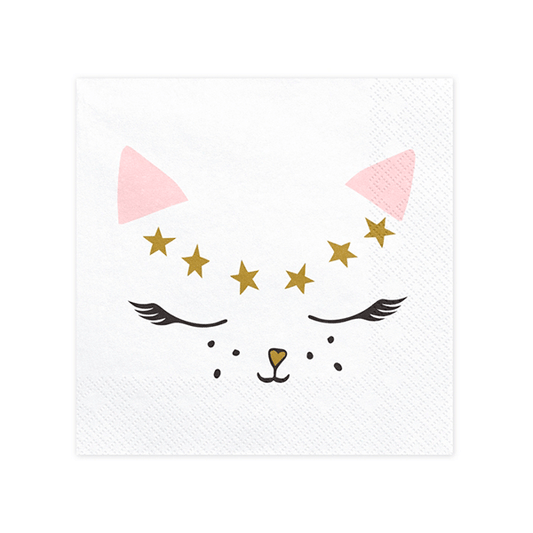 Servilletas gatita lunch / 20 uds.