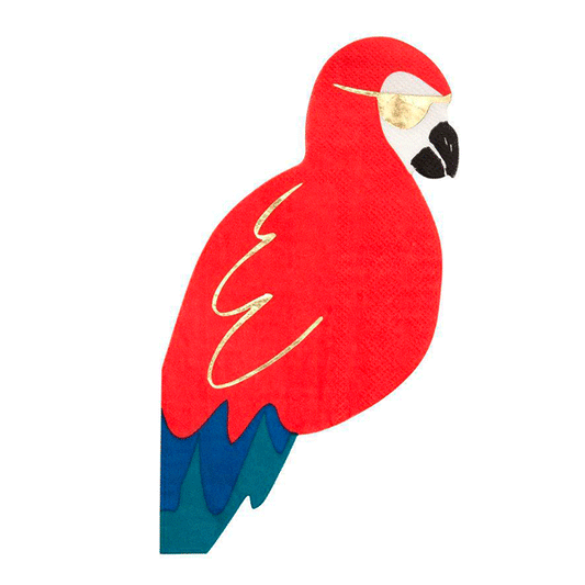 Servilleta loro pirata / 16 uds.