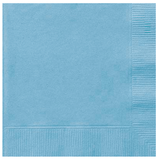 Servilleta azul celeste / 20 uds.