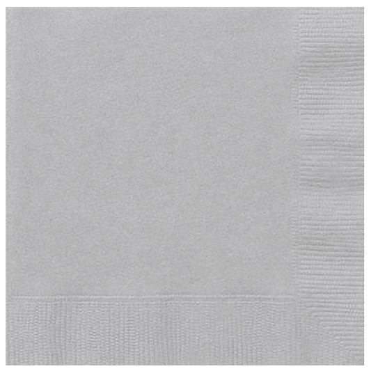 Servilleta plata mate / 20 uds.