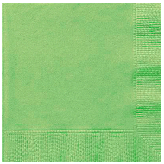 Servilleta verde lima / 20 uds.