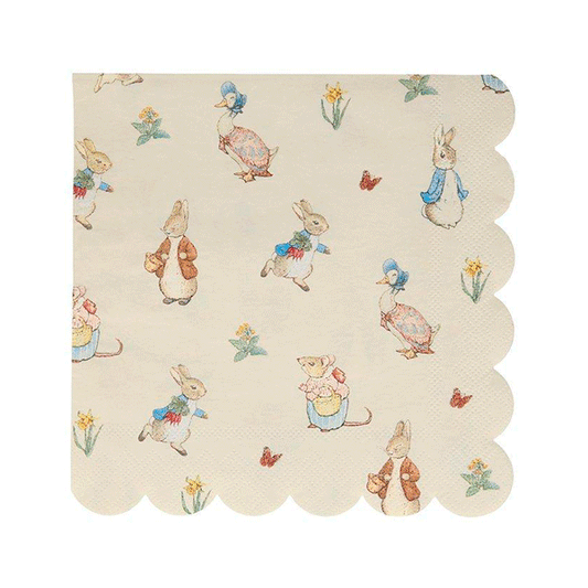 Servilletas Peter Rabbit y amigos / 20 uds.