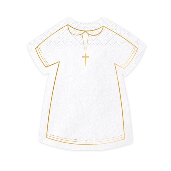 Servilleta vestido comunión / 20 uds.