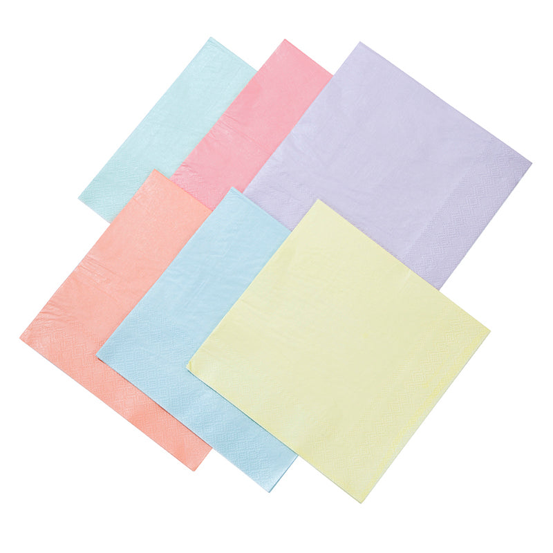 Servilletas pastel mix / 16 uds.