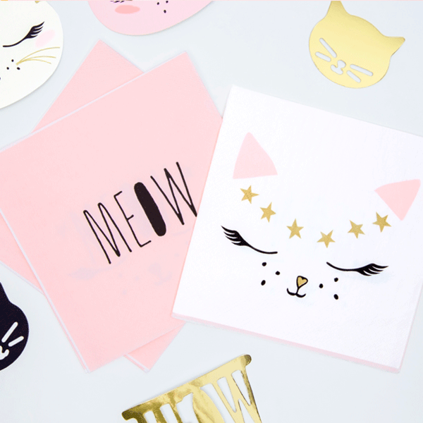 Servilletas gatita lunch / 20 uds.