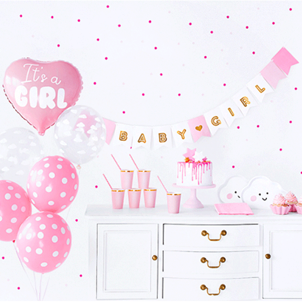 Kit deco party GIRL / 39 piezas