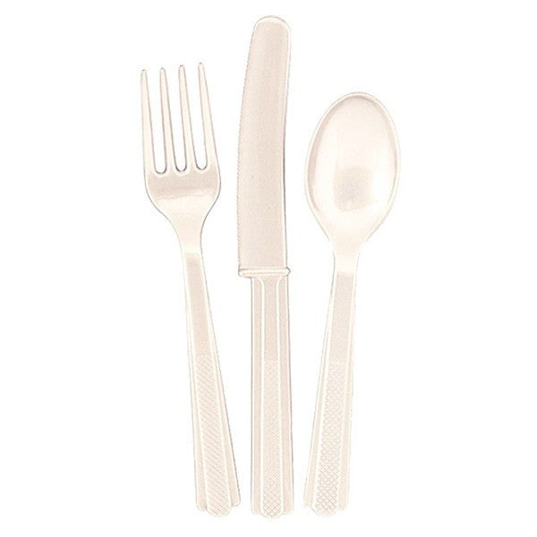 Set cubiertos Marfil / 18 uds. - La Fiesta de Olivia