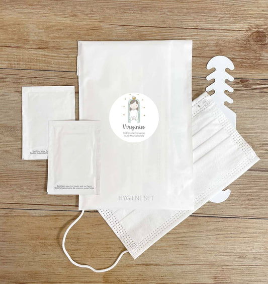 Set higiénico personalizado Virgencita / 6 uds.