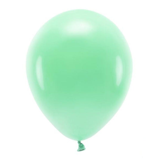 Globos ECO mint pastel mate / 10 uds.