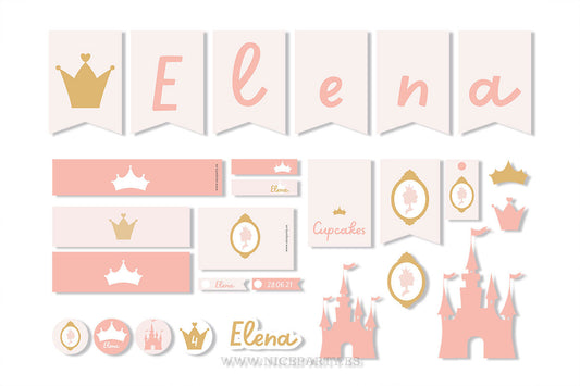 Pack imprimible Princesas