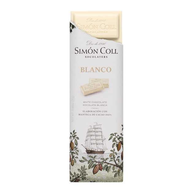 Tableta individual chocolate blanco