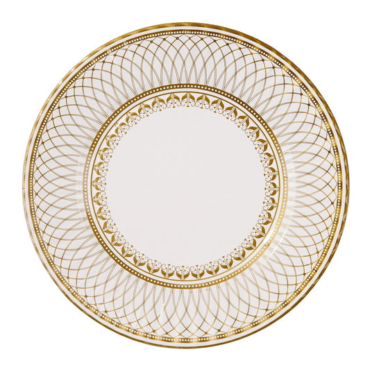 Platos grande porcelana oro