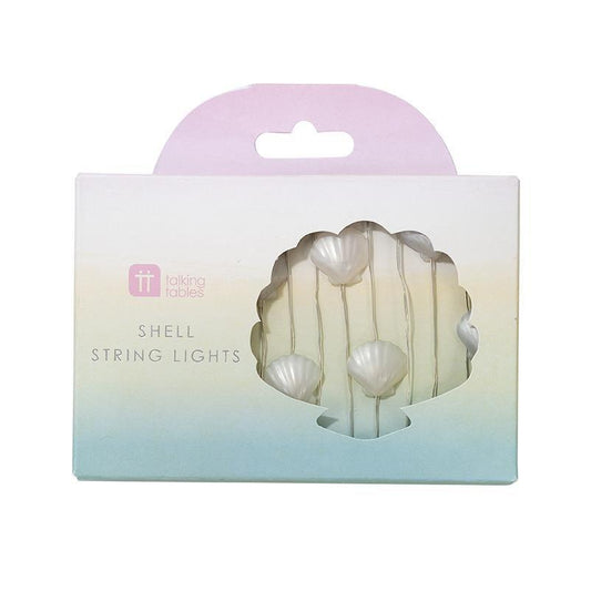 Guirnalda mini luces conchas