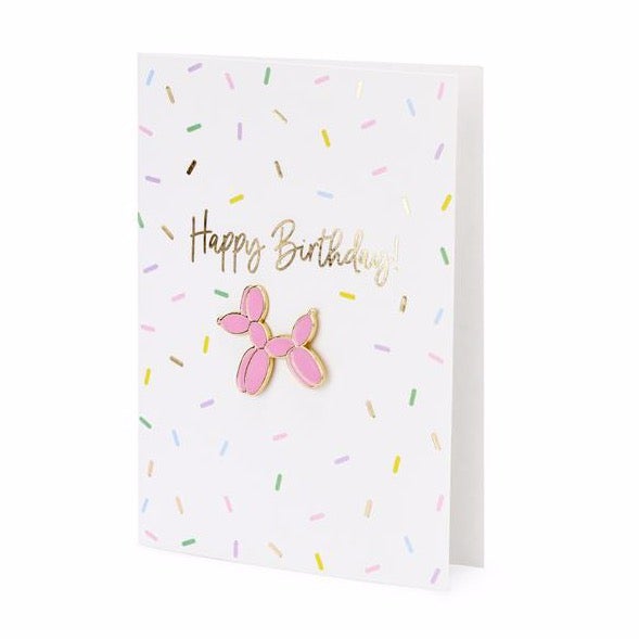 Tarjeta pin HAPPY BIRTHDAY