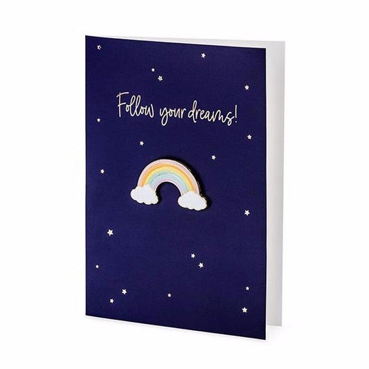 Tarjeta pin FOLLOW YOUR DREAMS