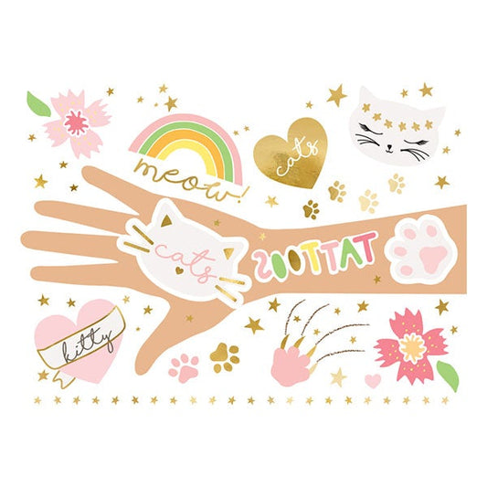 Tatuaje temporal Gatita