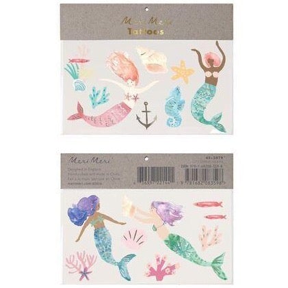 Tattoo temporal Sirenas