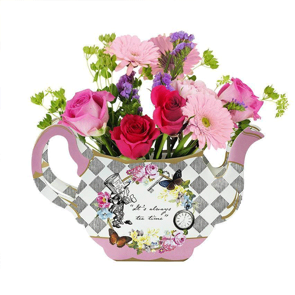 Centro de mesa tetera Alice