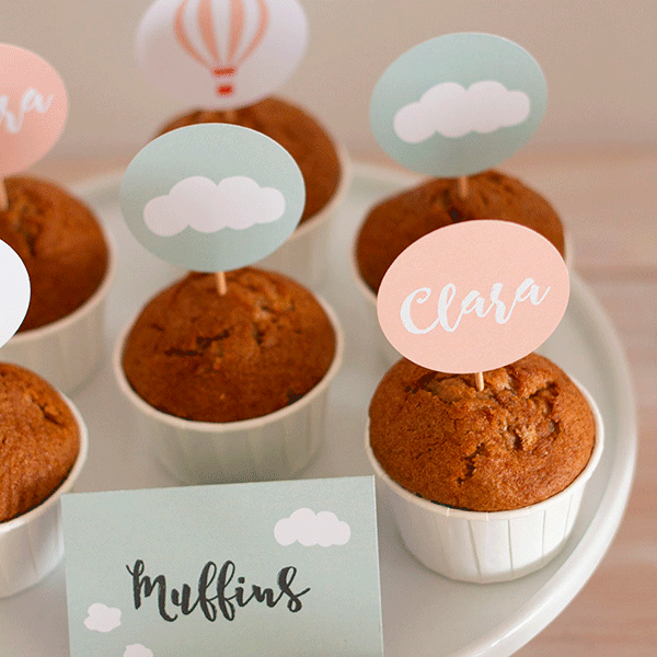 Pack imprimible globo aerostático