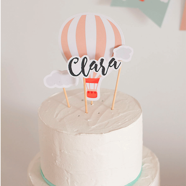 Pack imprimible globo aerostático