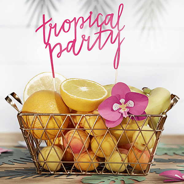 Topper Tropical Party