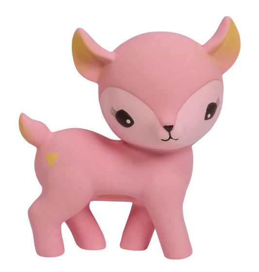 Mordedor ciervo rosa