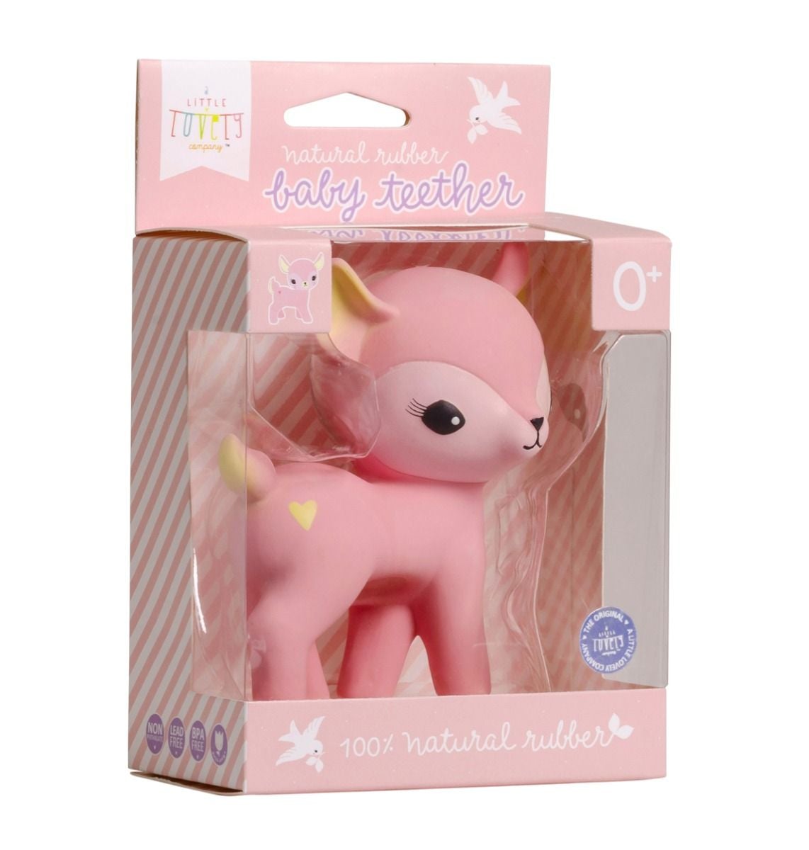 Mordedor ciervo rosa