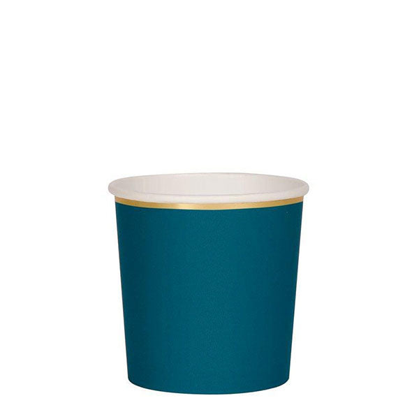 Vaso bajo verde tilo / 8 uds.