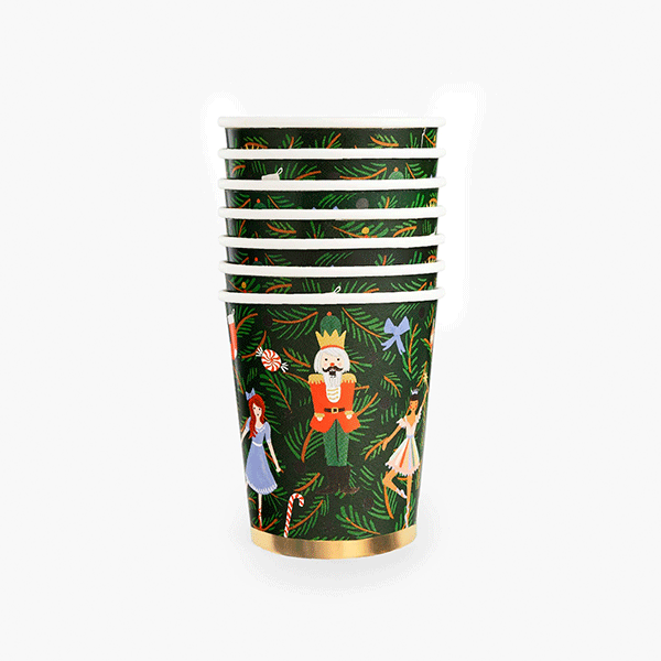 Vaso árbol de Navidad Cascanueces R. Paper & Co. / 12 uds.