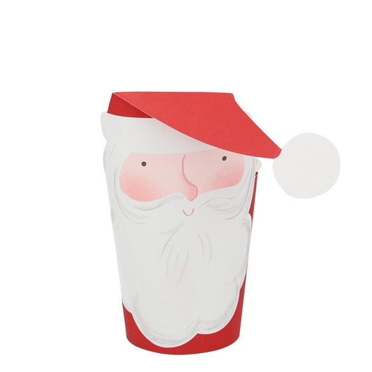 Vasos Navidad Jolly Santa / 8 uds.