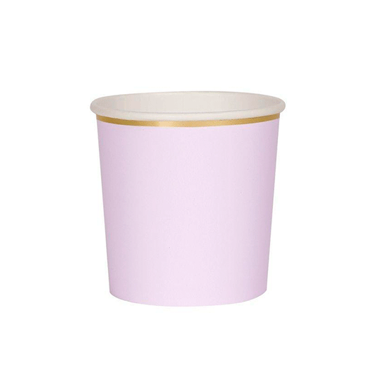 Vaso bajo lila / 8 uds.