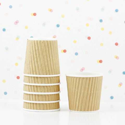 Vaso Café/Helado Kraft ondulado - La Fiesta de Olivia - 4