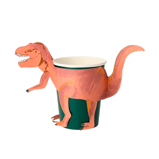 Vasos T-Rex / 8 uds.
