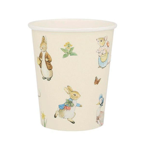 Vasos Peter Rabbit y Amigos/ 12 uds.